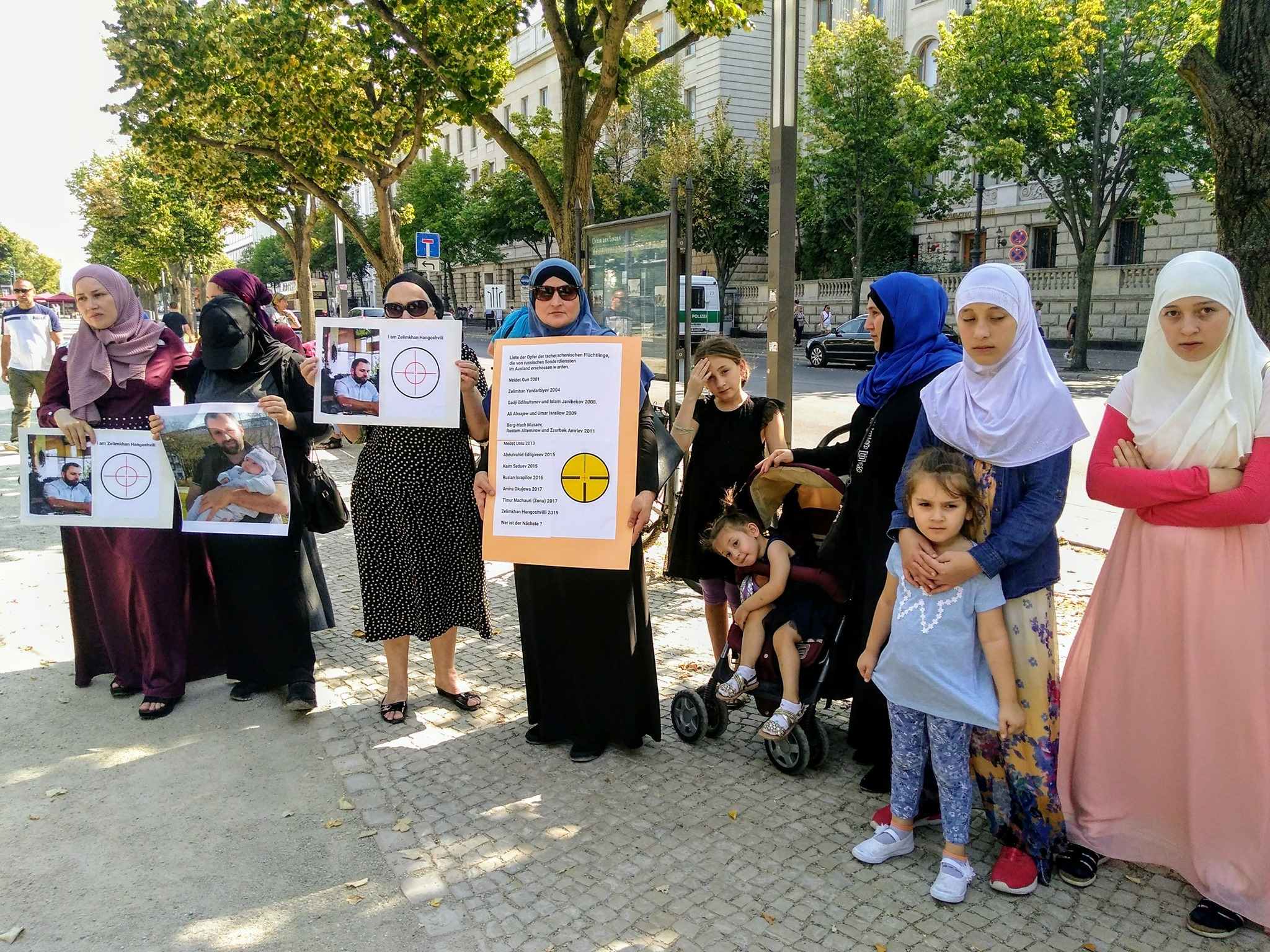 Berlin protestiert gegen die Ermordung von Zelimkhan Khangoshvili