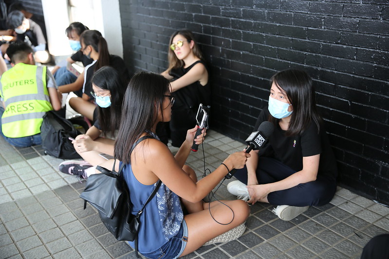 In Hongkong stürmte die Polizei eine Universität, an der sich Proteststudenten verbarrikadierten