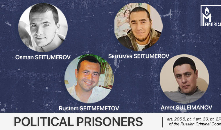 Four residents of Crimea, charged with involvement in Hizb ut-Tahrir, are political prisoners