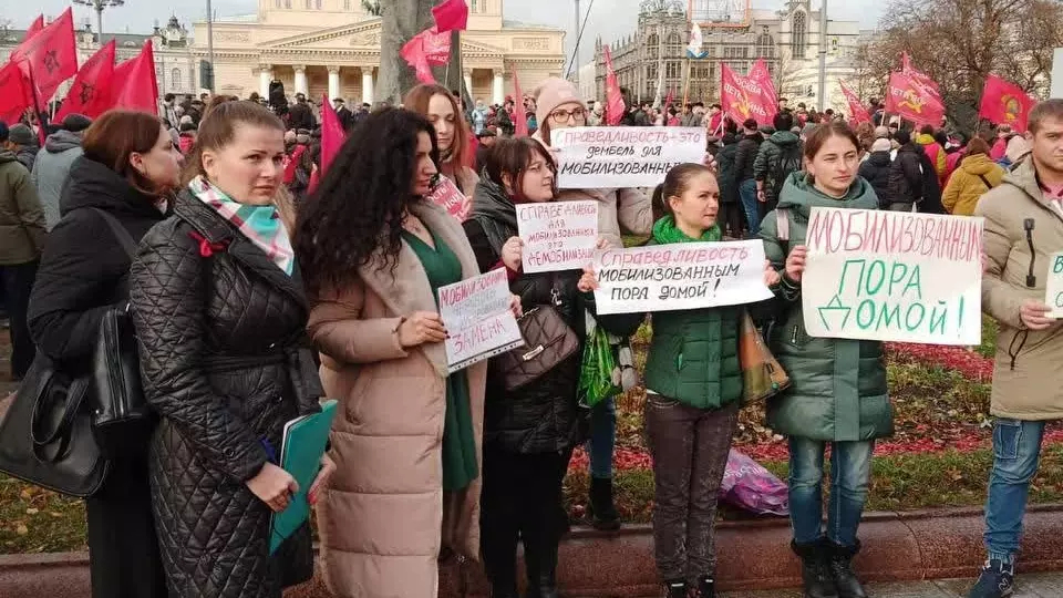 Жёнам мобилизованных не согласовали проведение митингов из-за «эпидемиологической обстановки»
